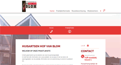 Desktop Screenshot of hofvanblom.praktijkinfo.nl
