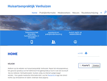 Tablet Screenshot of huisartsenvenhuizen.praktijkinfo.nl