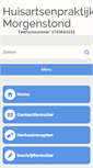 Mobile Screenshot of huisartsmorgenstond.praktijkinfo.nl