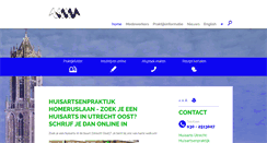 Desktop Screenshot of homeruslaan.praktijkinfo.nl