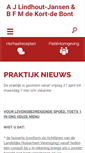 Mobile Screenshot of dekortlindhout.praktijkinfo.nl