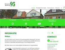 Tablet Screenshot of huisartsenlw95.praktijkinfo.nl