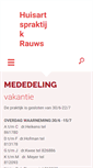 Mobile Screenshot of jrauws.praktijkinfo.nl