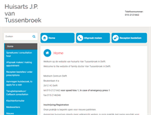 Tablet Screenshot of huisartsvantussenbroek.praktijkinfo.nl