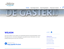 Tablet Screenshot of huisartsliessel.praktijkinfo.nl