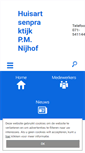 Mobile Screenshot of pmnijhof.praktijkinfo.nl