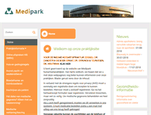 Tablet Screenshot of medipark.praktijkinfo.nl