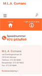 Mobile Screenshot of comans.praktijkinfo.nl