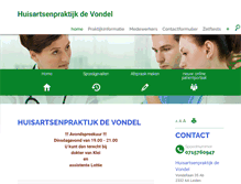 Tablet Screenshot of devondel.praktijkinfo.nl