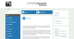Desktop Screenshot of parklaan.praktijkinfo.nl