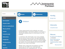 Tablet Screenshot of parklaan.praktijkinfo.nl