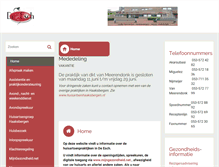 Tablet Screenshot of hoeddeesch.praktijkinfo.nl