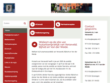 Tablet Screenshot of huisartsfeenstra.praktijkinfo.nl