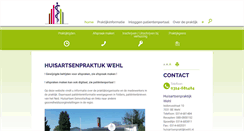 Desktop Screenshot of huisartsenpraktijkwehl.praktijkinfo.nl