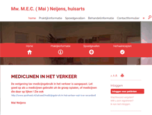 Tablet Screenshot of dokterneijens.praktijkinfo.nl