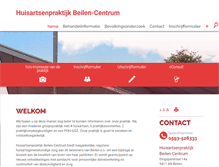 Tablet Screenshot of beilencentrum.praktijkinfo.nl