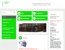 Tablet Screenshot of hetraan.praktijkinfo.nl