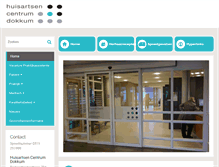 Tablet Screenshot of groepspraktijkdokkum.praktijkinfo.nl