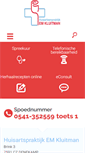 Mobile Screenshot of emkluitmanhuisarts.praktijkinfo.nl