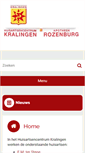 Mobile Screenshot of huisartsencentrumkralingen.praktijkinfo.nl