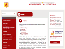 Tablet Screenshot of huisartsencentrumkralingen.praktijkinfo.nl