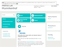 Tablet Screenshot of huisartsenheino.praktijkinfo.nl