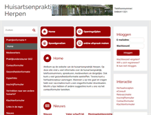 Tablet Screenshot of herpen.praktijkinfo.nl