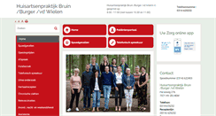 Desktop Screenshot of bruinburgervdwielen.praktijkinfo.nl