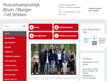 Tablet Screenshot of bruinburgervdwielen.praktijkinfo.nl