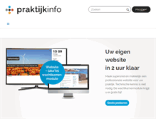 Tablet Screenshot of praktijkinfo.nl