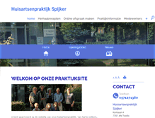 Tablet Screenshot of huisartsenpraktijkspijker.praktijkinfo.nl
